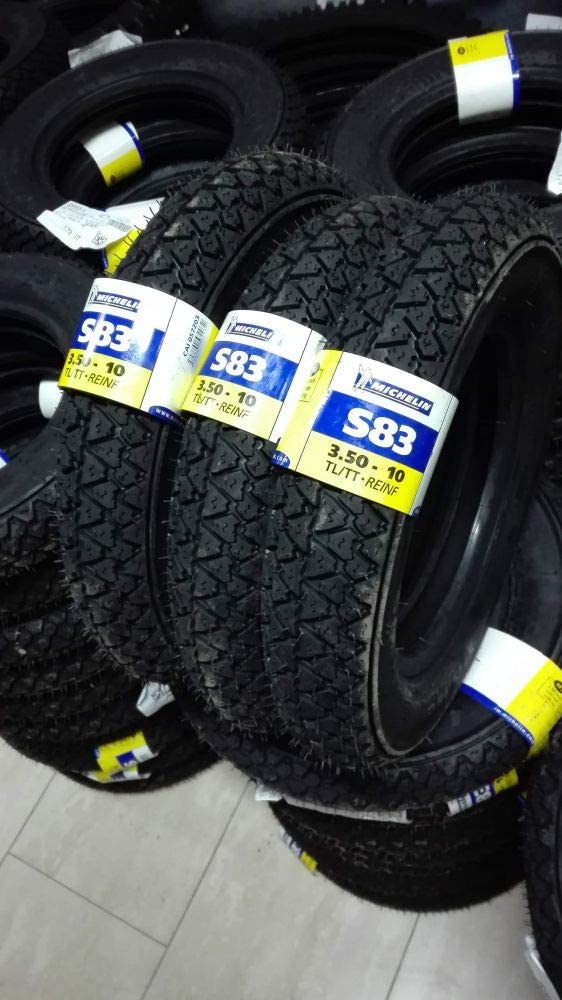 TRE 3 GOMME COPERTONI MICHELIN S83 3.50-10 PIAGGIO VESPA PX LML