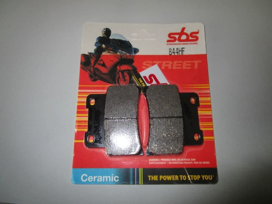PASTIGLIE FRENO SBS 844 HF (ORGANICA) APRILIA YAMAHA RS, Mana / Mana GT ShiverGT