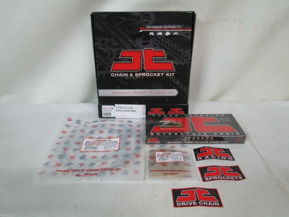 KIT TRASMISSIONE CATENA CORONA PIGNONE PER SUZUKI GSX R 750 06-10