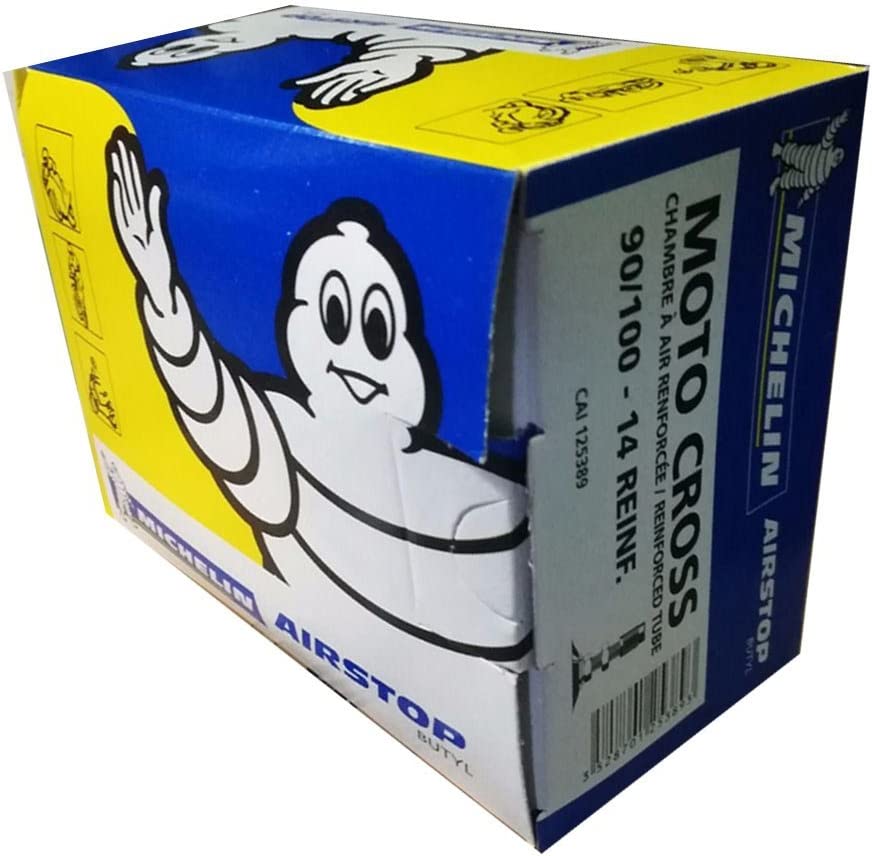 CAMERA D'ARIA MICHELIN AIRSTOP BUTYL RINFORZATA 90/100-14 PIT BIKE CROSS