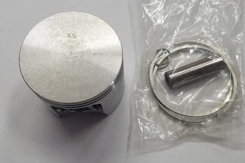 PISTONE D. 55.00 P O L I N I TRASF. VESPA 99.7 cc / RING 52715005500 PIN 715047 CLIPS 7202521623