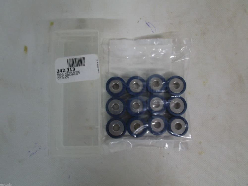 T MAX 500 SET MASSE CENTRIFUGHE (RULLI) ORIGINALI POLINI 25x11 gr.8,7 - COLORE BLU