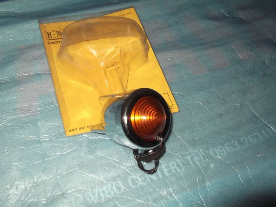 FARETTO BULLET PER MOTO CUSTOM GIALLO