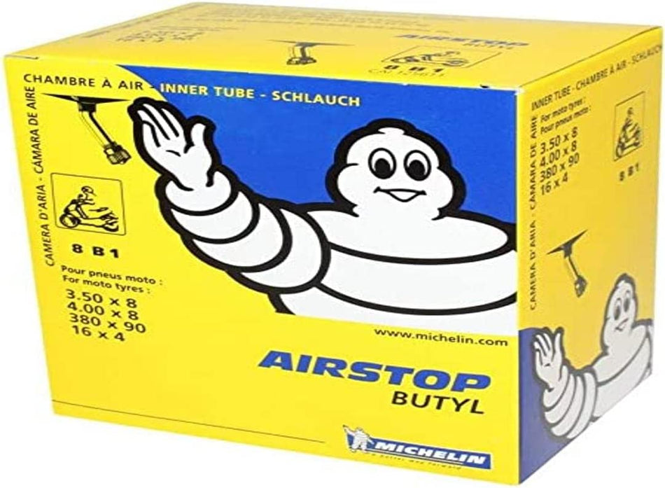 CAMERA D'ARIA MICHELIN AIRSTOP BUTYL 3.50-8 4.00-8 380-90 16X4 PIAGGIO VESPA