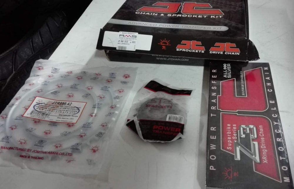 KIT TRASMISSIONE CATENA CORONA PIGNONE JT PER KTM 990 ADVENTURE 2010-2013