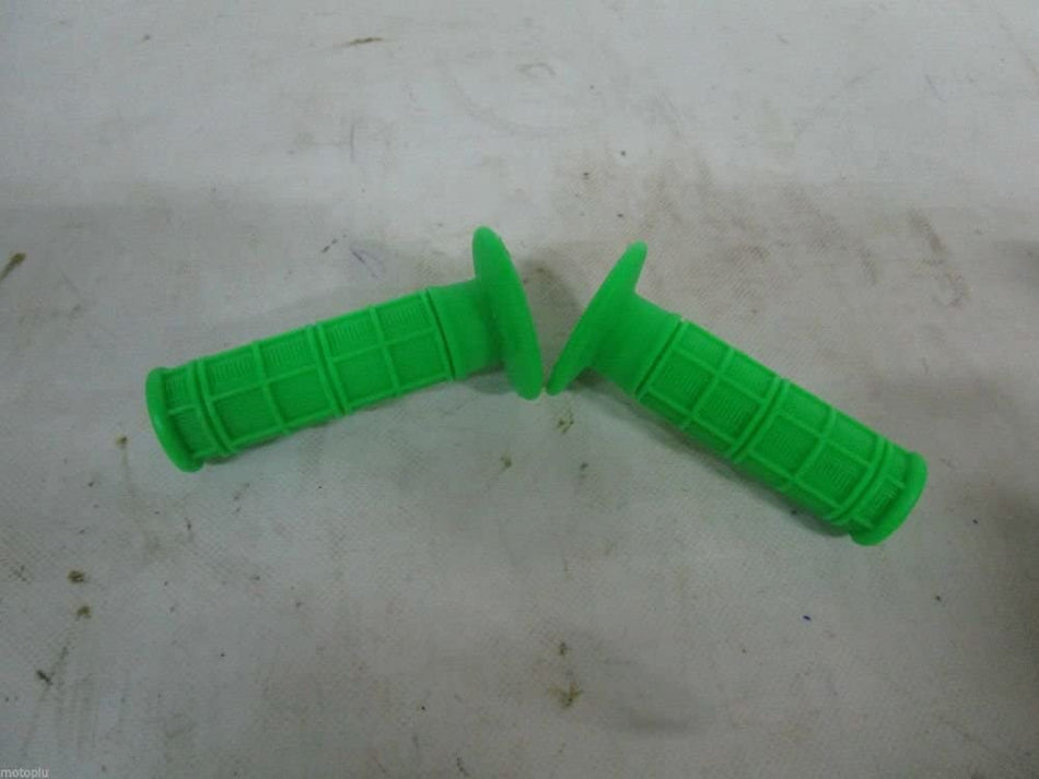 COPPIA MANOPOLE CROSS ENDURO DIAMETRO 22 MM  - COLORE VERDE FLUO