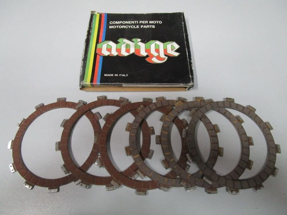 SERIE DISCHI FRIZIONE IN SUGHERO ADIGE YA-24 PER YAMAHA 400 CC ANNI 70/80