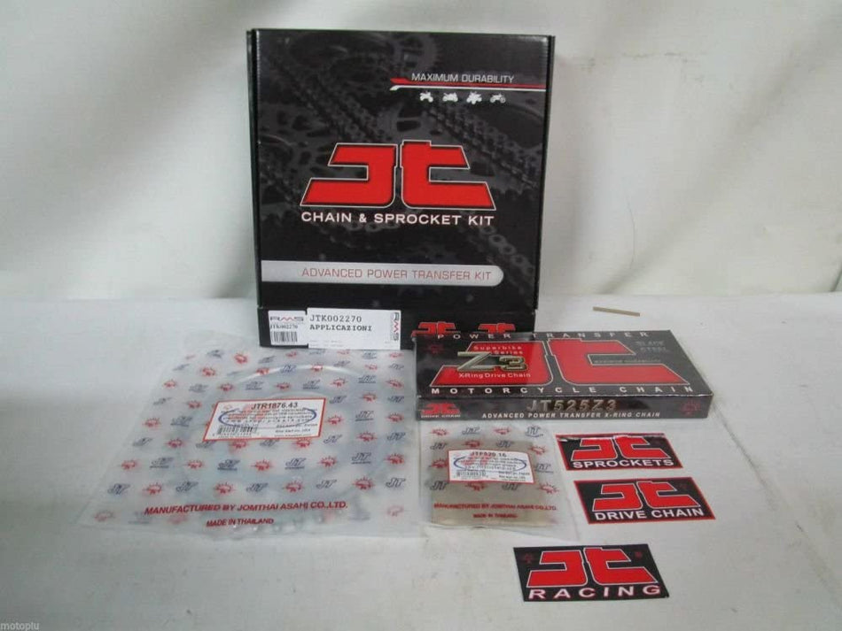 KIT TRASMISSIONE CATENA CORONA PIGNONE PER SUZUKI GSX - R 600	 11-15