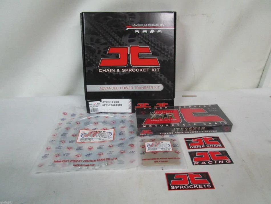 KIT TRASMISSIONE CATENA CORONA PIGNONE PER SUZUKI GSX-R600 01-05