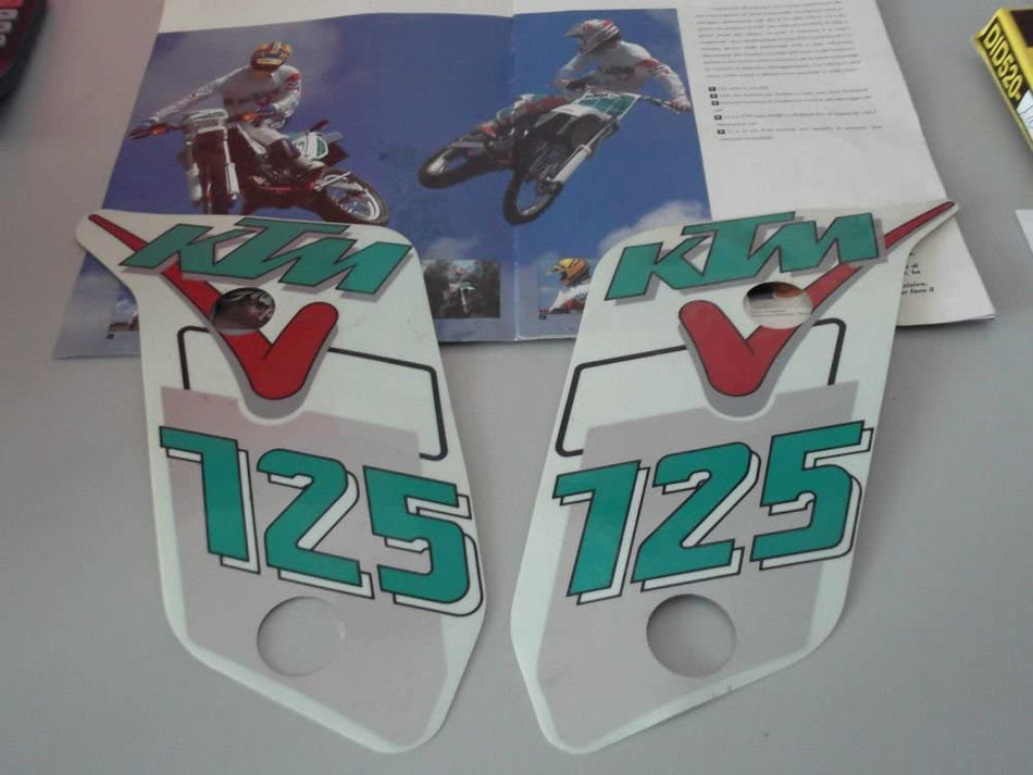 Adesivo grafica originale convogliatori KTM 125 anni 90