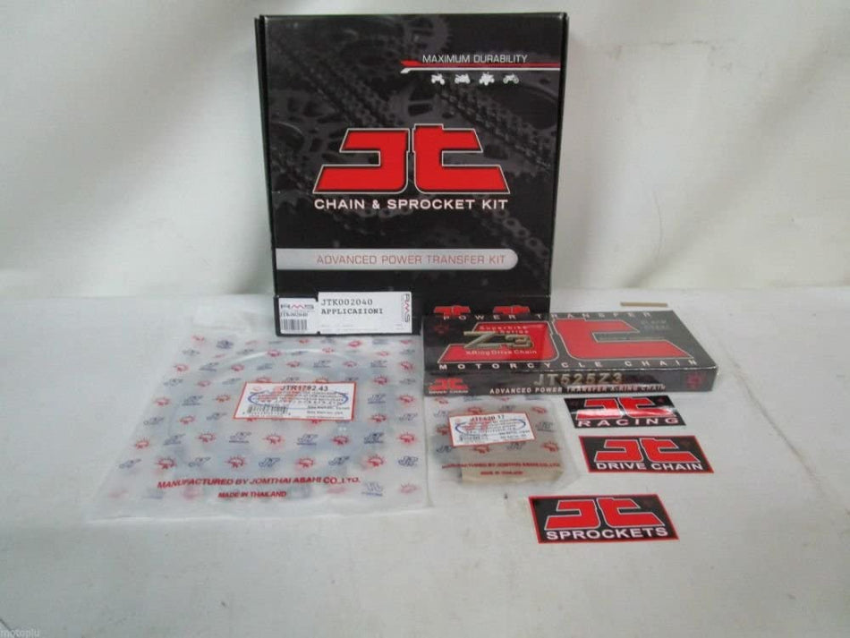 KIT TRASMISSIONE CATENA CORONA PIGNONE PER SUZUKI GSX-R750 FUEL INJECTION 04-05