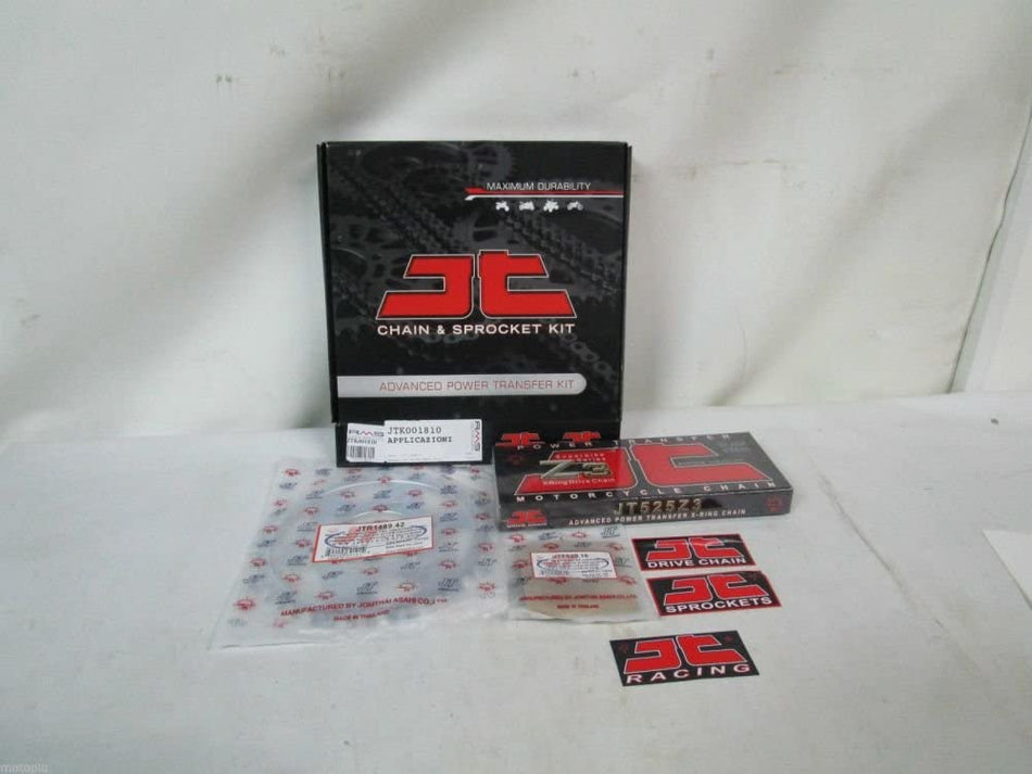 KIT TRASMISSIONE CATENA CORONA PIGNONE PER KAWASAKI ZX-7RR (ZX750) NINJA 96-99