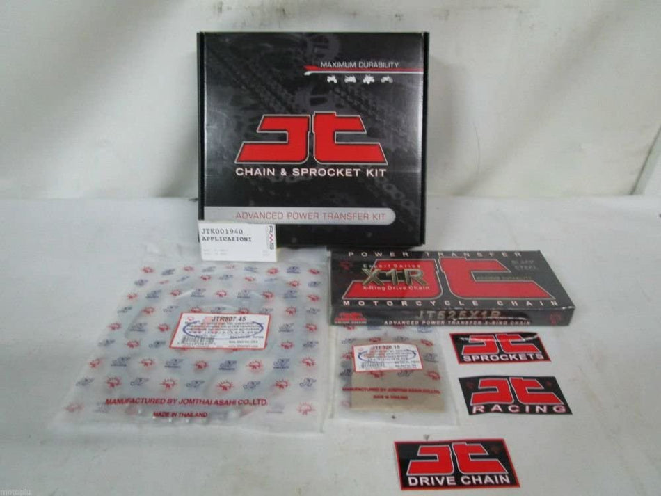 KIT TRASMISSIONE CATENA CORONA PIGNONE PER SUZUKI SV 650 00-99