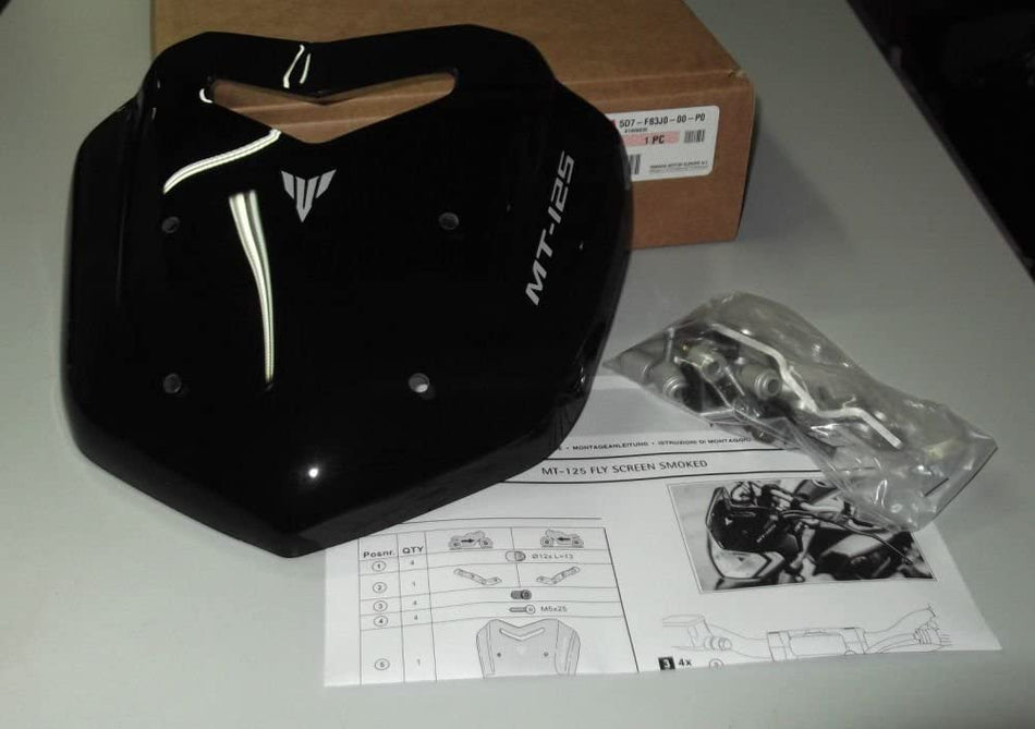 SCHERMO FLY ORIGINALE YAMAHA PER MT-125 2014-2015