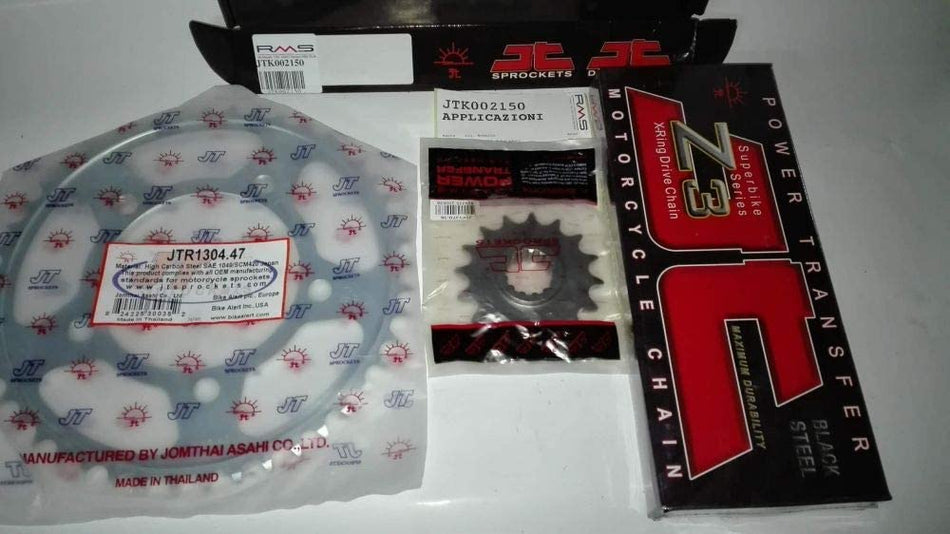 KIT TRASMISSIONE CATENA CORONA PIGNONE PER HONDA XL 1000 VARADERO DAL 1999 AL 20