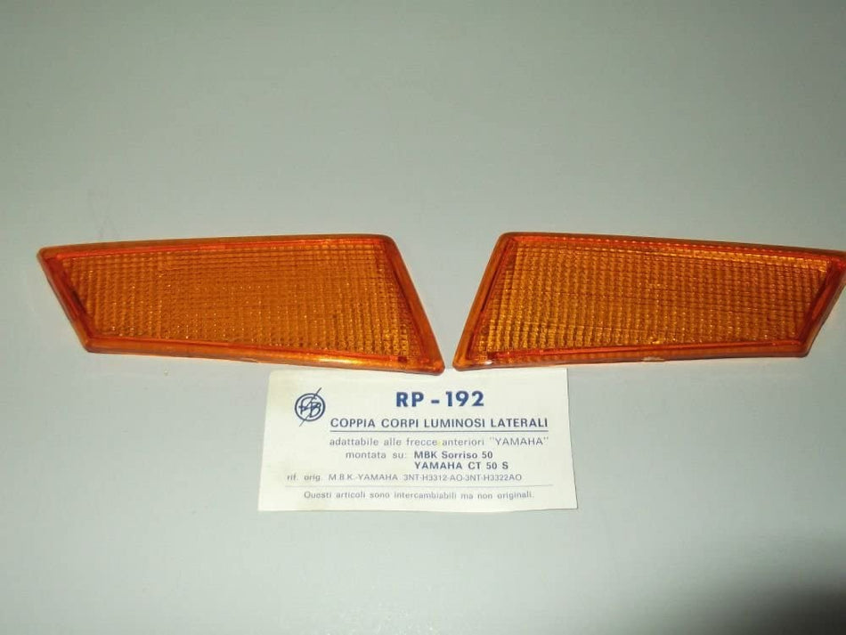 COPPIA VETRI FRECCIA PER LUCI DIREZIONE ANTERIORI PER YAMAHA 50CT/S GALLERY 50