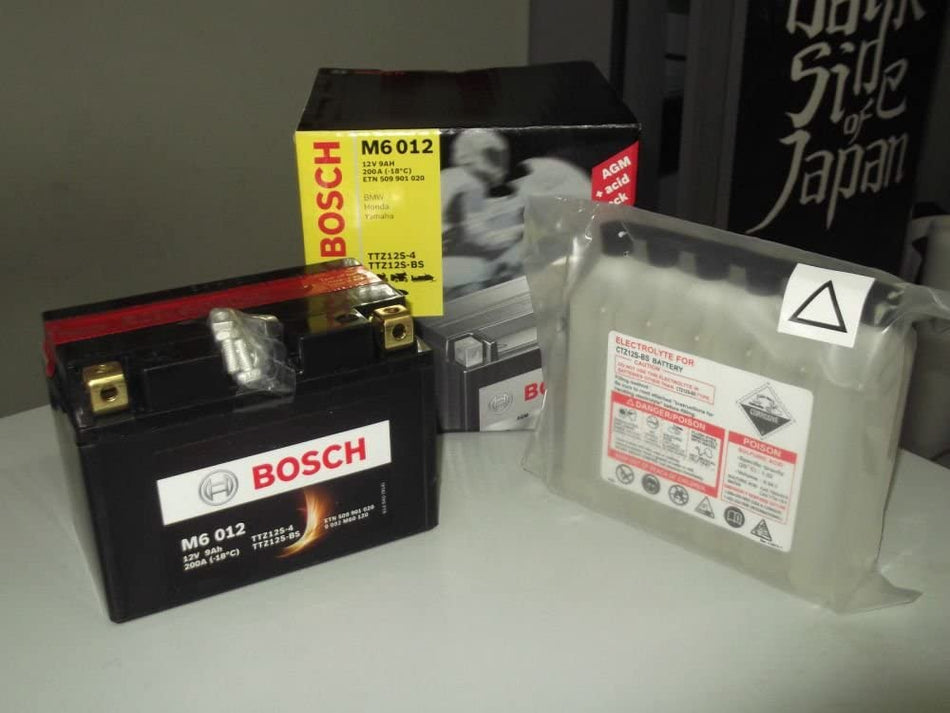 BATTERIA BOSCH TTZ12S-BS 12V 9AH PER BMW HONDA YAMAHA