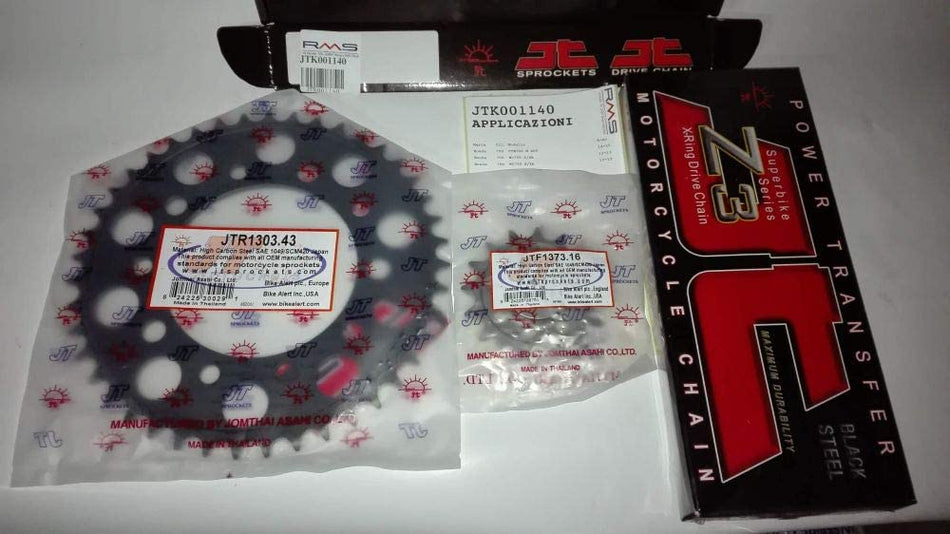 KIT TRASMISSIONE CATENA CORONA PIGNONE PER HONDA CTX-NC 700 DAL 2012 AL 2015