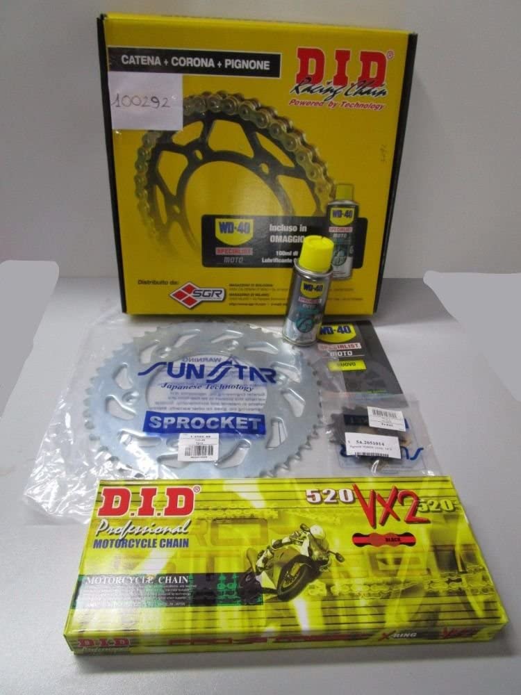 KIT TRASMISSIONE DID CATENA-CORONA-PIGNONE PER HONDA XR R (PE04) 600 1991-2000