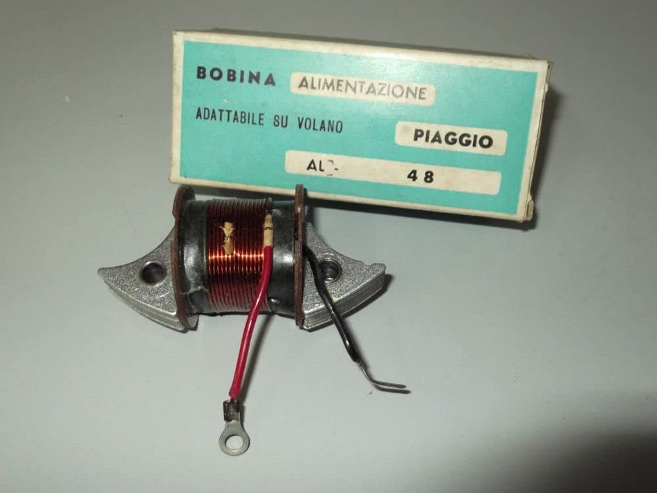 BOBINA ALIMENTAZIONE CEAB AL 48 PER VOLANI PIAGGIO  APE 150 1960-VESPA 150 G.S