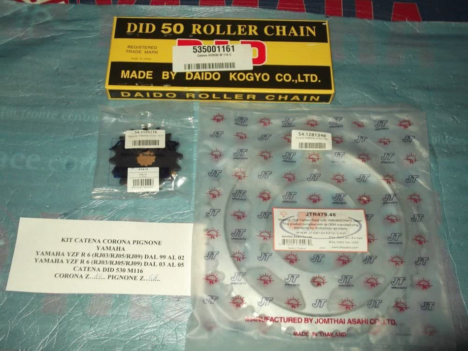 KIT TRASMISSIONE YAMAHA YZ-F R6 AL 03 AL 05 Z:16-48