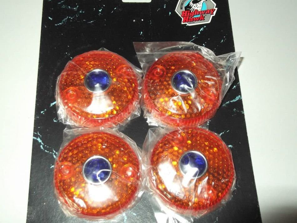 COPRIFRECCIA CON INSERTO BLU PER FRECCIA ORIGINALE HONDA, CONFEZIONE 4 PEZZI