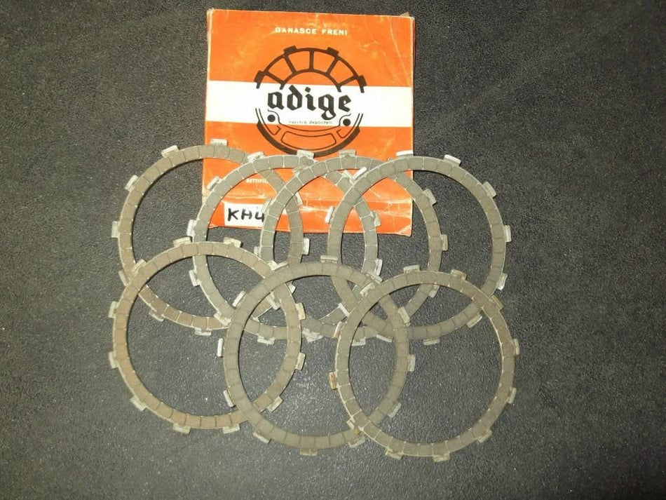 SERIE DISCHI FRIZIONE GUARNITI  ADIGE KA-4 PER KAWASAKI GPZ 750 82 Z 650 77-81