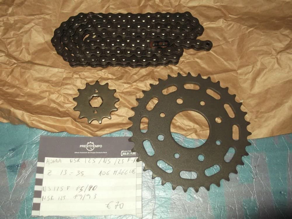 KIT TRASMISSIONE PER HONDA NSR 125F 85/90 NSR 125 89/93 Z:13-35