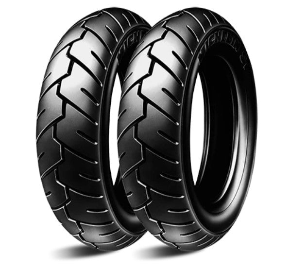 Pneumatici Coppia Gomme MICHELIN 3.00 - 10 50J con 3.00 - 10 50J REINF S1 TL/T