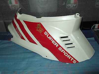 CARENA POSTERIORE DESTRA ORIGINALE YAMAHA CT 50 S 91-95 COLORE BIANCO/ROSSO