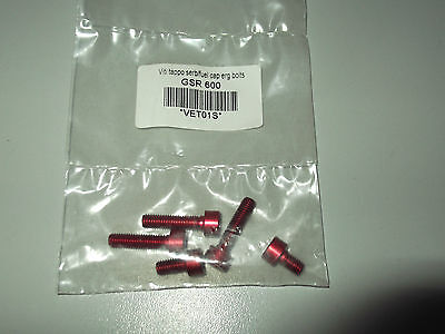 SET VITI ESAGONALI IN ERGAL PER TAPPO SERBATOIO ORIGINALI SUZUKI PER GSR 600