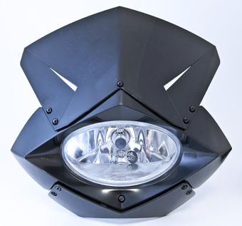 MASCHERINO FARO COMPLETA NERA ENDURO UNIVERSALEPLA4000