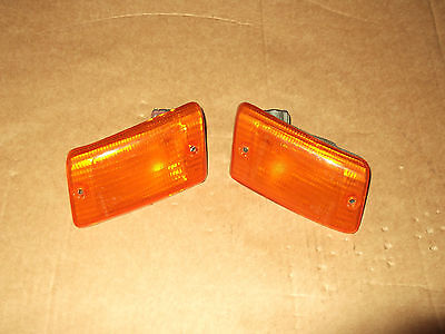 COPPIA FRECCE POSTERIORI LENTE+CARCASSA TRIOM PER PIAGGIO VESAPA PK 50-125XL