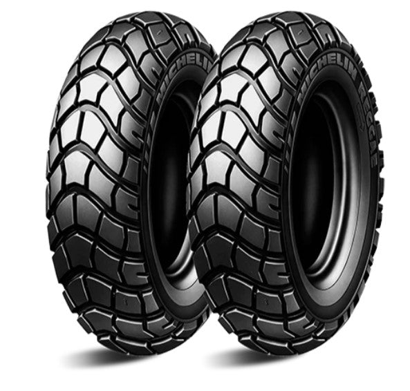 Coppia di Pneumatici Michelin Reggae 120/90-10 e 130/90-10 per scooter
