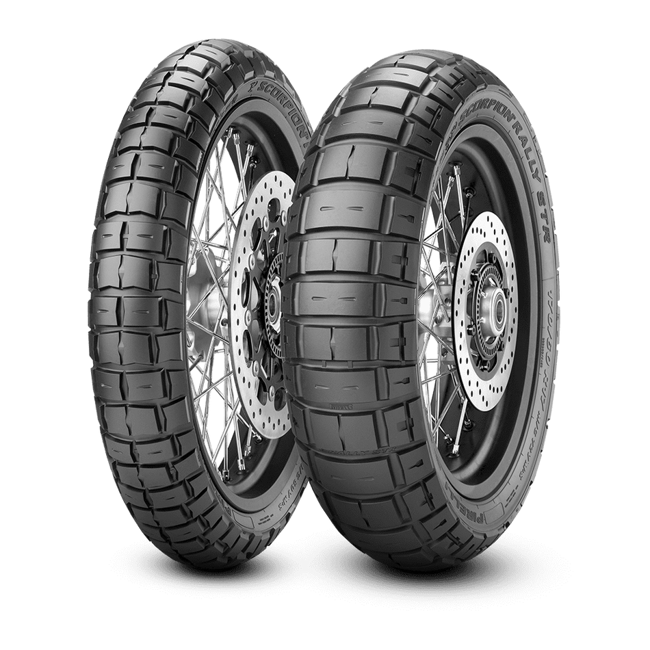 Pneumatici Coppia Gomme PIRELLI 150/70 R 17 con 110/80 R 19 SCORPION RALLY STR