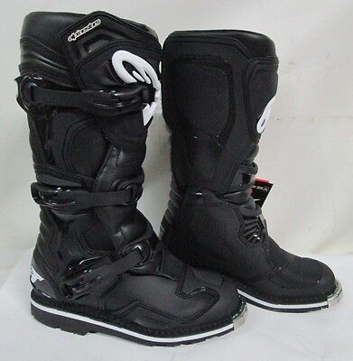 Stivali motocross Alpinestars Tech 1 AT neri taglia 47 con sistema flexi-blade